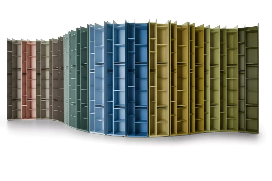 MDF Italia Random 2C Boekenkast Medium Powder Blue 11 MDF Italia Random 2C Boekenkast Medium Powder Blue - Afbeelding 9