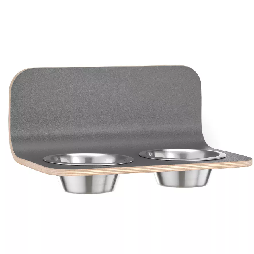 MiaCara Arco Hondenvoerbak Wand Small/medium Wit 4 MiaCara Arco Hondenvoerbak Wand Small/medium Wit - Afbeelding 2