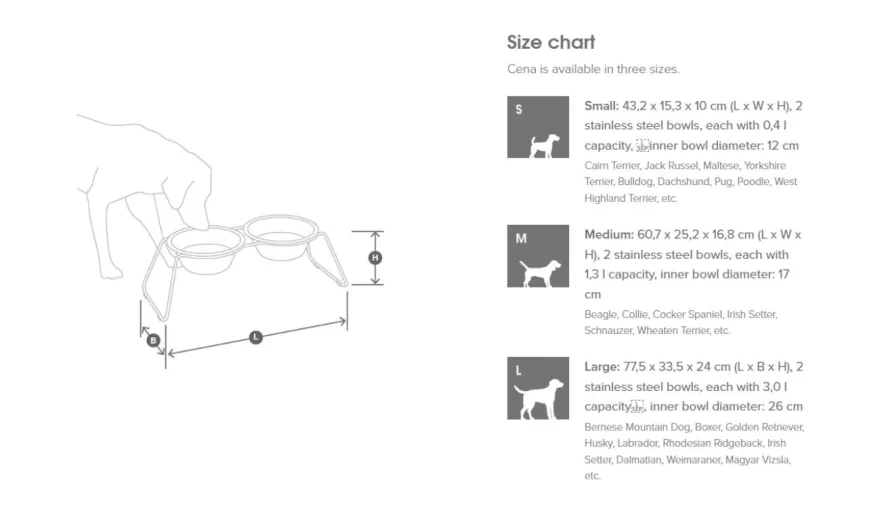 MiaCara Cena Hondenvoerbak Medium Stone 10 MiaCara Cena Hondenvoerbak Medium Stone - Afbeelding 8