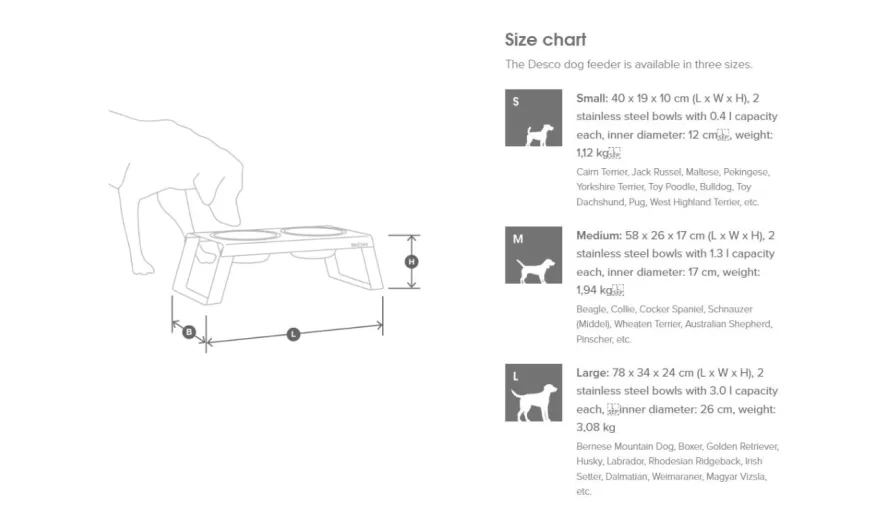 MiaCara Desco Hondenvoerbak Large Aluminium Wit 14 MiaCara Desco Hondenvoerbak Large Aluminium Wit - Afbeelding 12