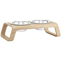 MiaCara Desco Hondenvoerbak Small Essen Naturel