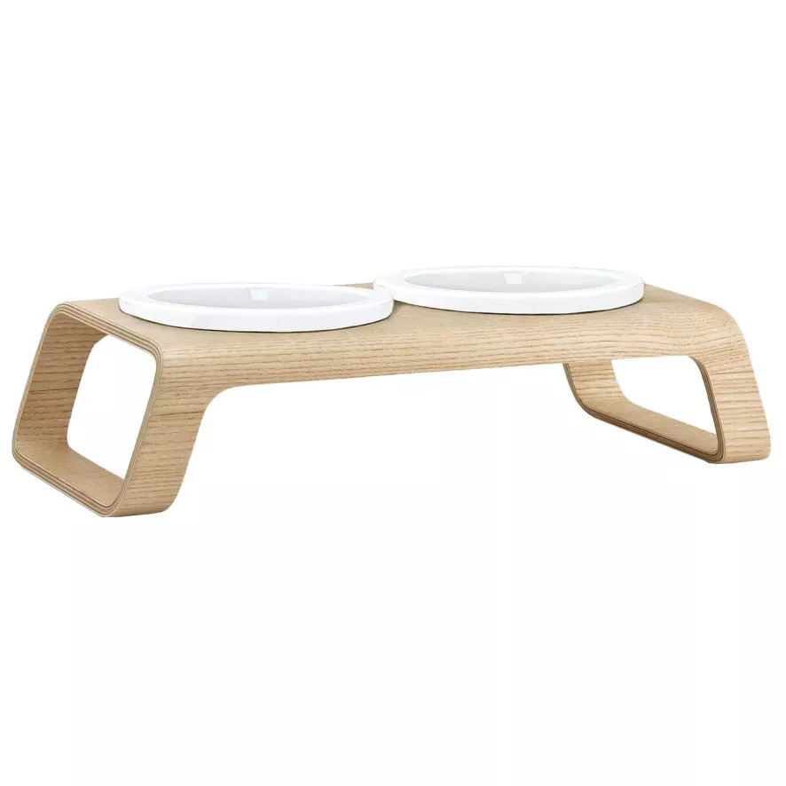 MiaCara Desco Kattenvoerbak Porselein Essen Naturel 3 MiaCara Desco Kattenvoerbak Porselein Essen Naturel