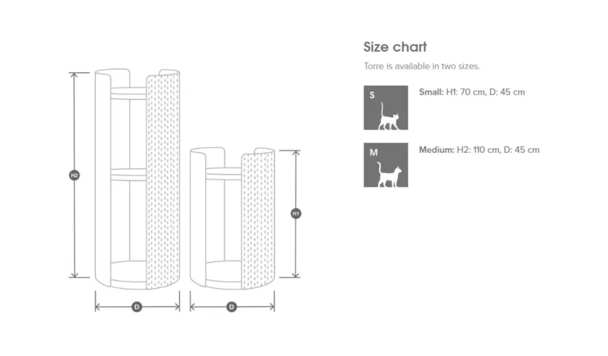 MiaCara Torre Krabpaal Small Essen Naturel 8 MiaCara Torre Krabpaal Small Essen Naturel - Afbeelding 6
