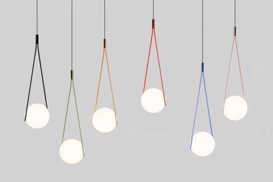 Moooi NomNom Hanglamp LED Ø22 Indigo 4 Moooi NomNom Hanglamp LED Ø22 Indigo - Afbeelding 2