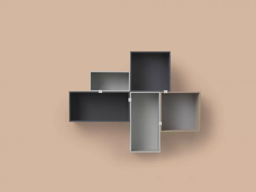 Muuto Mini Stacked 2.0 Kast Medium Wit 9 Muuto Mini Stacked 2.0 Kast Medium Wit - Afbeelding 7