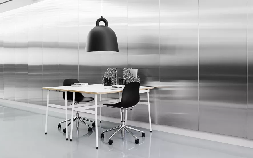 Normann Copenhagen Form Chair Swivel Stoel Met Aluminium Onderstel, Wit 6 Normann Copenhagen Form Chair Swivel Stoel Met Aluminium Onderstel, Wit - Afbeelding 4