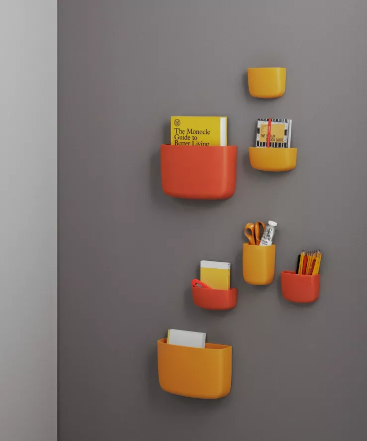 Normann Copenhagen Pocket Organizer 2 Wandplank Powder Blue 7 Normann Copenhagen Pocket Organizer 2 Wandplank Powder Blue - Afbeelding 5