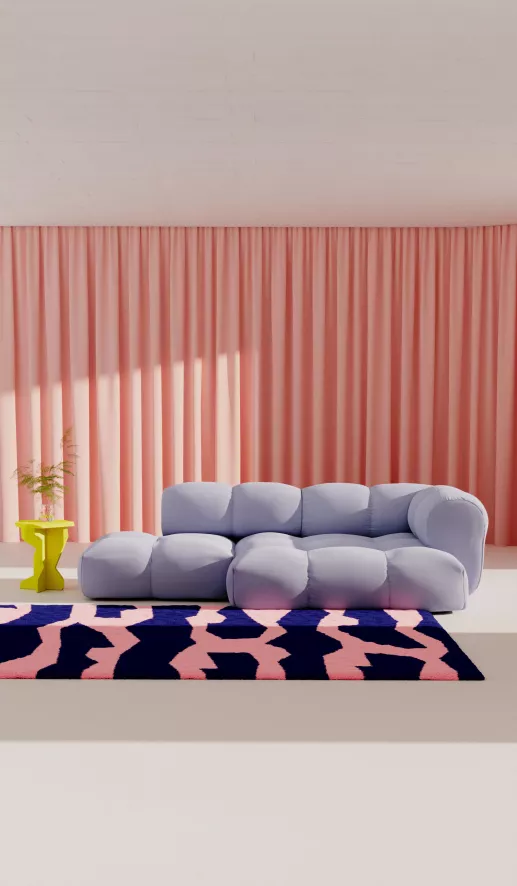 Objekte Unserer Tage Sander 2-zits Bank Pure Orange 8 Objekte Unserer Tage Sander 2-zits Bank Pure Orange - Afbeelding 6