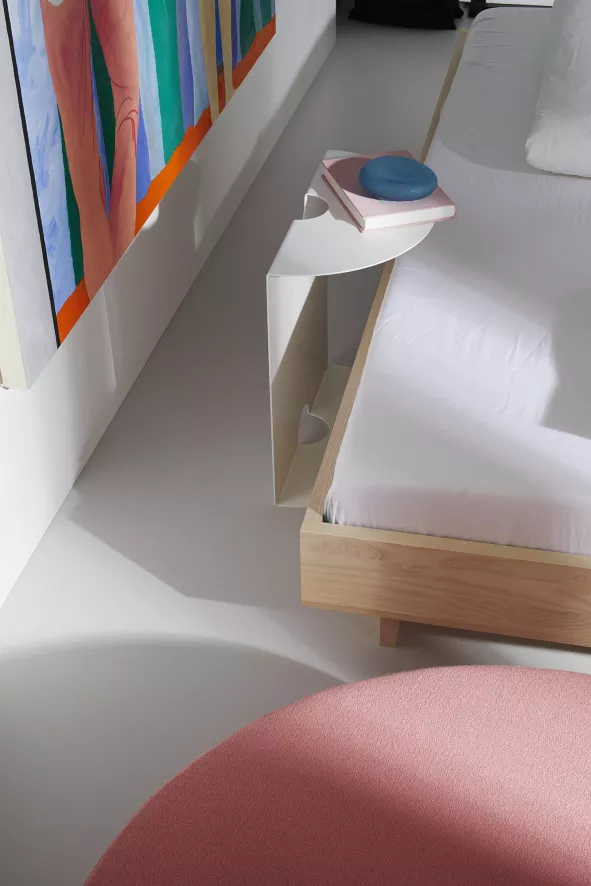 Objekte Unserer Tage Zians Bed 180x200 Eiken Zwart 6 Objekte Unserer Tage Zians Bed 180x200 Eiken Zwart - Afbeelding 4