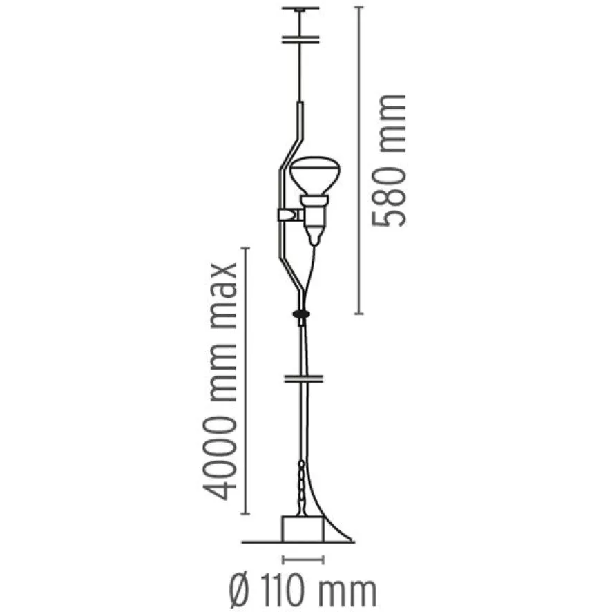 Flos Parentesi Hanglamp Ø11 Niet Dimbaar Wit 7 Flos Parentesi Hanglamp Ø11 Niet Dimbaar Wit - Afbeelding 5