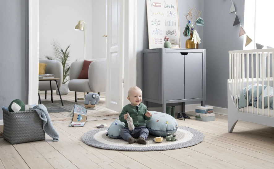 Sebra Commode Kast Met Deuren Grijs 5 Sebra Commode Kast Met Deuren Grijs - Afbeelding 3