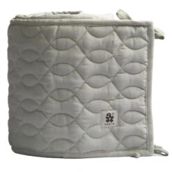 Sebra Quilted Baby Bed Bumper Accessoire Elephant Grey