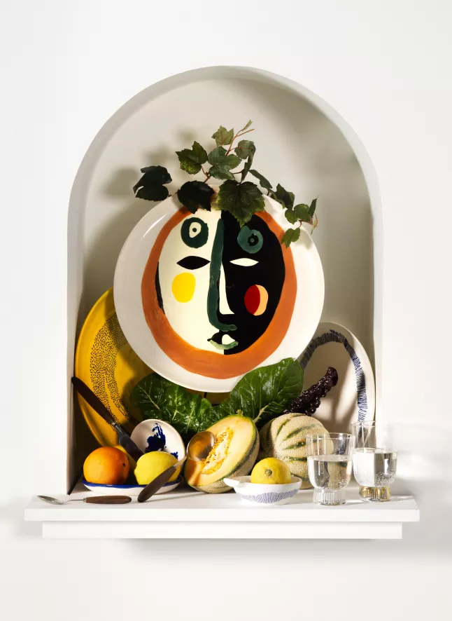 Serax Feast By Ottolenghi Schaal Ø35 Blue Pepper Gold 6 Serax Feast By Ottolenghi Schaal Ø35 Blue Pepper Gold - Afbeelding 4