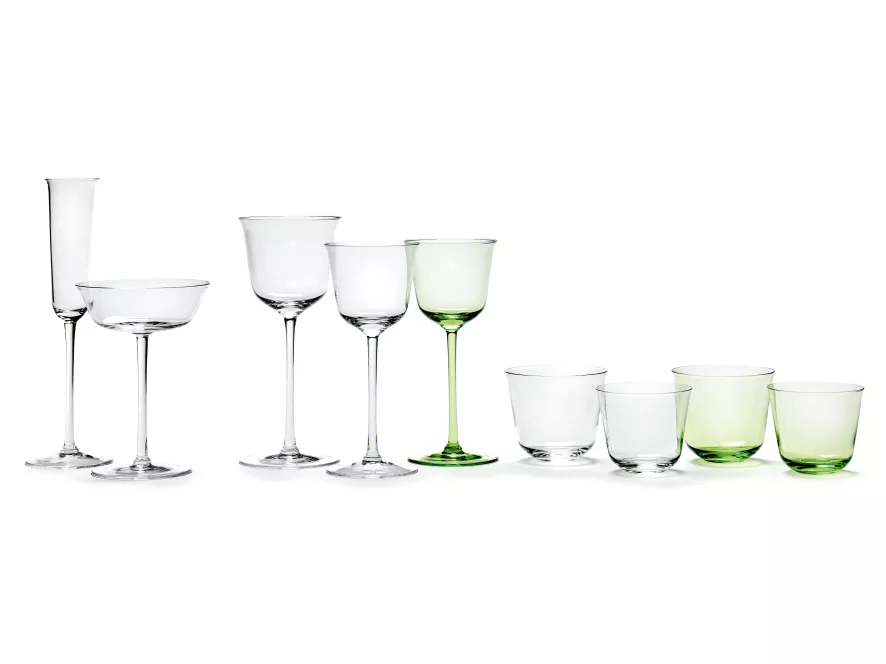 Serax Grace By Ann Demeulemeester Witte Wijnglazen Green 5 Serax Grace By Ann Demeulemeester Witte Wijnglazen Green - Afbeelding 3