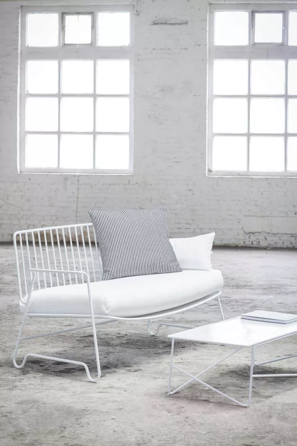 Serax Paola Navone Lounge Tuinbank Wit 4 Serax Paola Navone Lounge Tuinbank Wit - Afbeelding 2