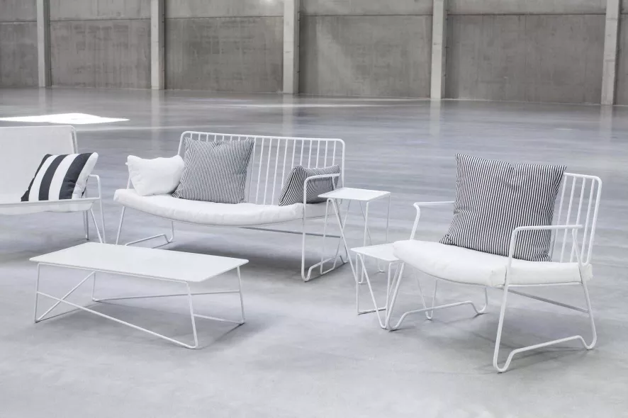 Serax Paola Navone Lounge Tuinbank Wit 9 Serax Paola Navone Lounge Tuinbank Wit - Afbeelding 7