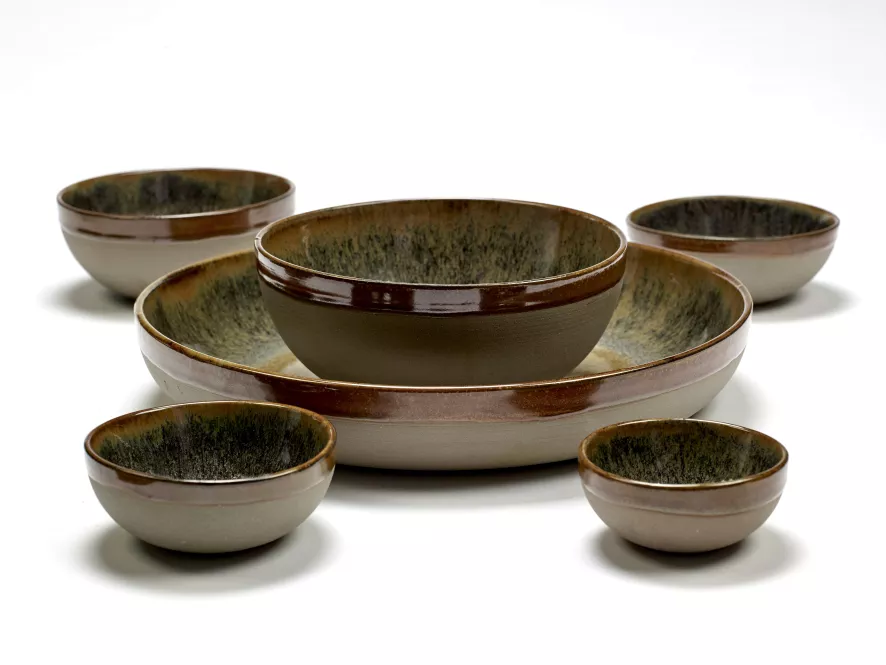 Serax Surface By Sergio Herman Kom Ø23,5 Indi Grey 6 Serax Surface By Sergio Herman Kom Ø23,5 Indi Grey - Afbeelding 4