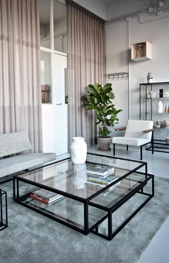 Spectrum Tangled Square Salontafel Zwart Gerookt Glas 5 Spectrum Tangled Square Salontafel Zwart Gerookt Glas - Afbeelding 3