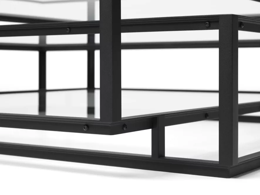 Spectrum Tangled Square Salontafel Zwart Gerookt Glas 10 Spectrum Tangled Square Salontafel Zwart Gerookt Glas - Afbeelding 8