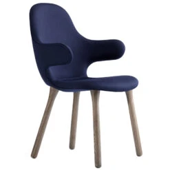 Voorkant 51 &tradition Catch Stoel, Onderstel Gerookt Eiken, Bekleding Balder 3 792