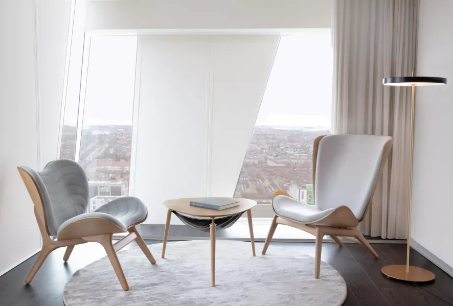 Umage A Conversation Piece Low Fauteuil Naturel Eiken, White Sands 13 Umage A Conversation Piece Low Fauteuil Naturel Eiken, White Sands - Afbeelding 11