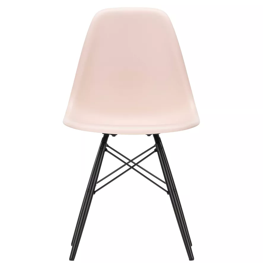 Vitra Eames DSW Stoel Zwart Esdoorn Onderstel, Diepzwart 4 Vitra Eames DSW Stoel Zwart Esdoorn Onderstel, Diepzwart - Afbeelding 2