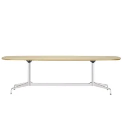 Vitra Eames Segmented Tafel 220 Chroom Eiken Naturel