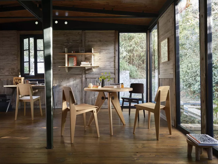 Vitra Rayonnage Mural Wandplank Naturel Eiken Japanese Red 7 Vitra Rayonnage Mural Wandplank Naturel Eiken Japanese Red - Afbeelding 5