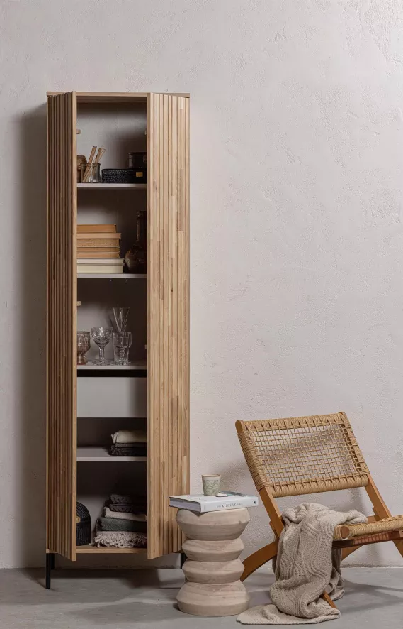 WOOOD Exclusive Gravure Opbergkast Grenen Zwart 8 WOOOD Exclusive Gravure Opbergkast Grenen Zwart - Afbeelding 6