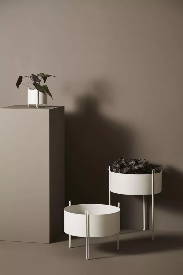 Woud Pidestall Plantenbak Medium Black 6 Woud Pidestall Plantenbak Medium Black - Afbeelding 4