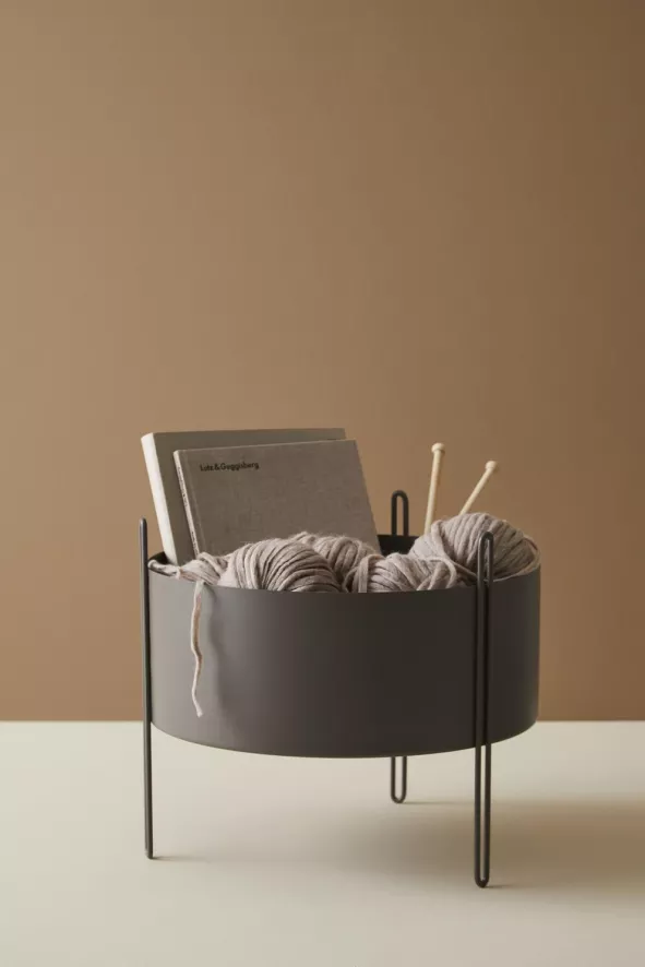 Woud Pidestall Plantenbak Medium Black 7 Woud Pidestall Plantenbak Medium Black - Afbeelding 5