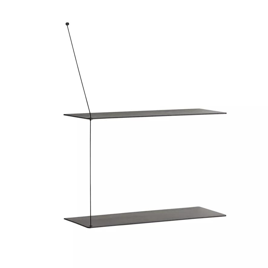 Woud Stedge Wandplank 60 White Pigmented Oak 4 Woud Stedge Wandplank 60 White Pigmented Oak - Afbeelding 2