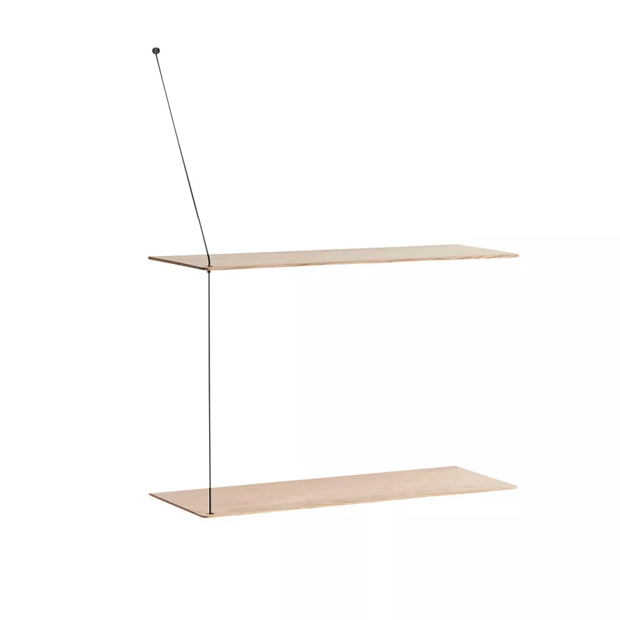 Woud Stedge Wandplank 60 White Pigmented Oak 3 Woud Stedge Wandplank 60 White Pigmented Oak