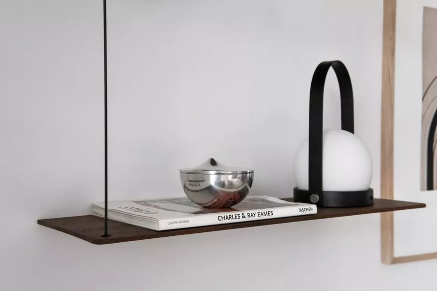 Woud Stedge Wandplank 60 White Pigmented Oak 7 Woud Stedge Wandplank 60 White Pigmented Oak - Afbeelding 5