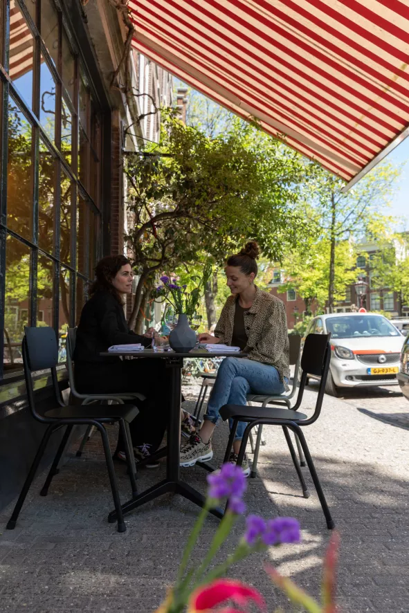 Zuiver Back To School Tuinstoel Grijs Blauw 19 Zuiver Back To School Tuinstoel Grijs Blauw - Afbeelding 17