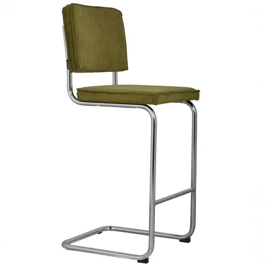 Zuiver Ridge Rib Barkruk Groen 3 Zuiver Ridge Rib Barkruk Groen